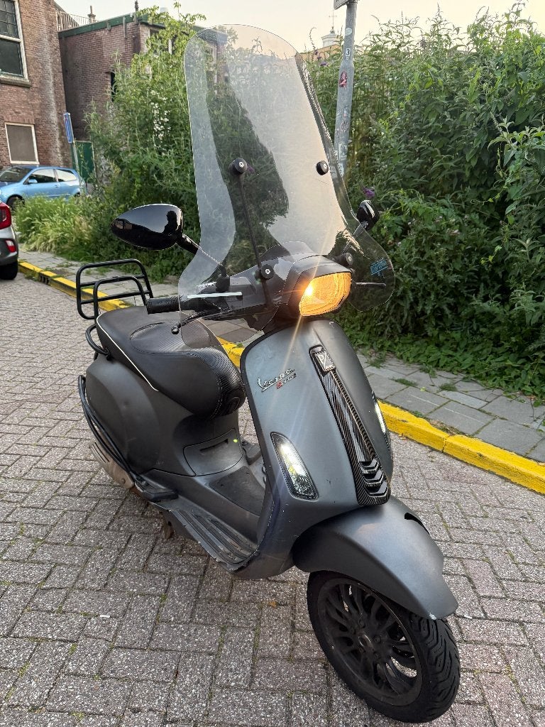 Vespa Sprint mat grijs brom schade 4t 45km 2016, Ophalen, Maximaal 45 km/u, Vespa