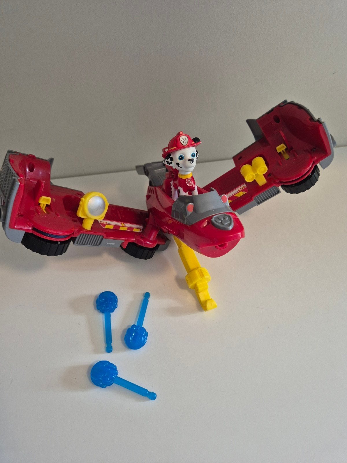 Paw Patrol Marshall uitklapbaar voertuig, Ophalen of Verzenden, Gebruikt