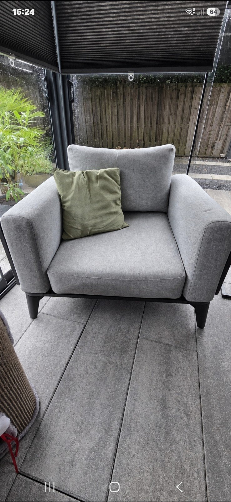 Set van 2 Mosa loungestoelen, Ophalen, Gebruikt, Aluminium