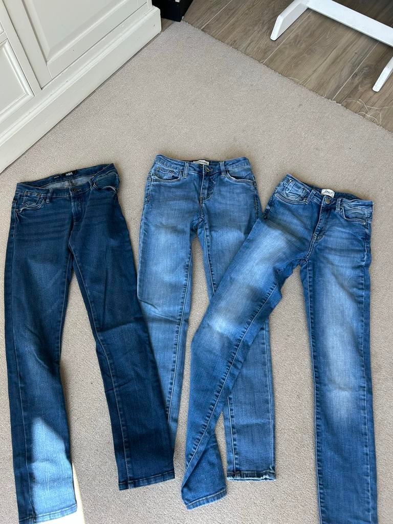 3 spijkerbroeken - KIDS, Queen Hearts, Only, Ophalen of Verzenden, Zo goed als nieuw, Maat 164