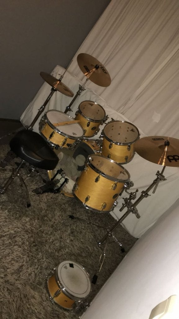 Drumstel Sonor, Muziek en Instrumenten, Drumstellen en Slagwerk, Ophalen, Gebruikt, Sonor