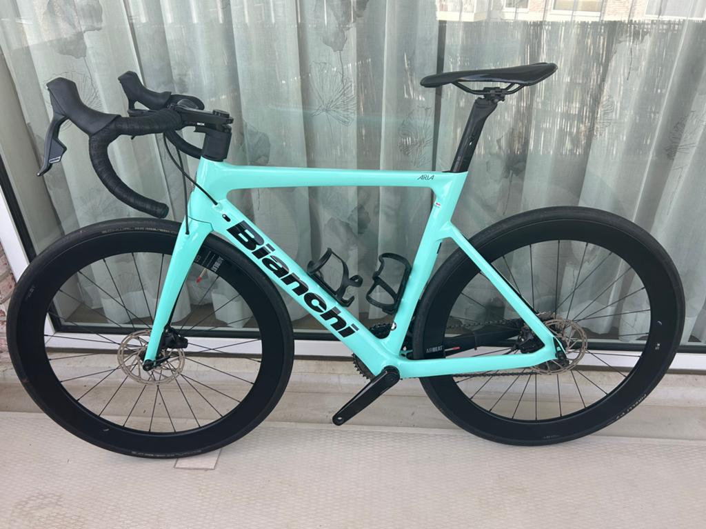 Bianchi Aria Rival AXS Electronic 55cm Carbon Wheels, Fietsen en Brommers, Fietsen | Racefietsen, Overige merken, Carbon, Ophalen of Verzenden