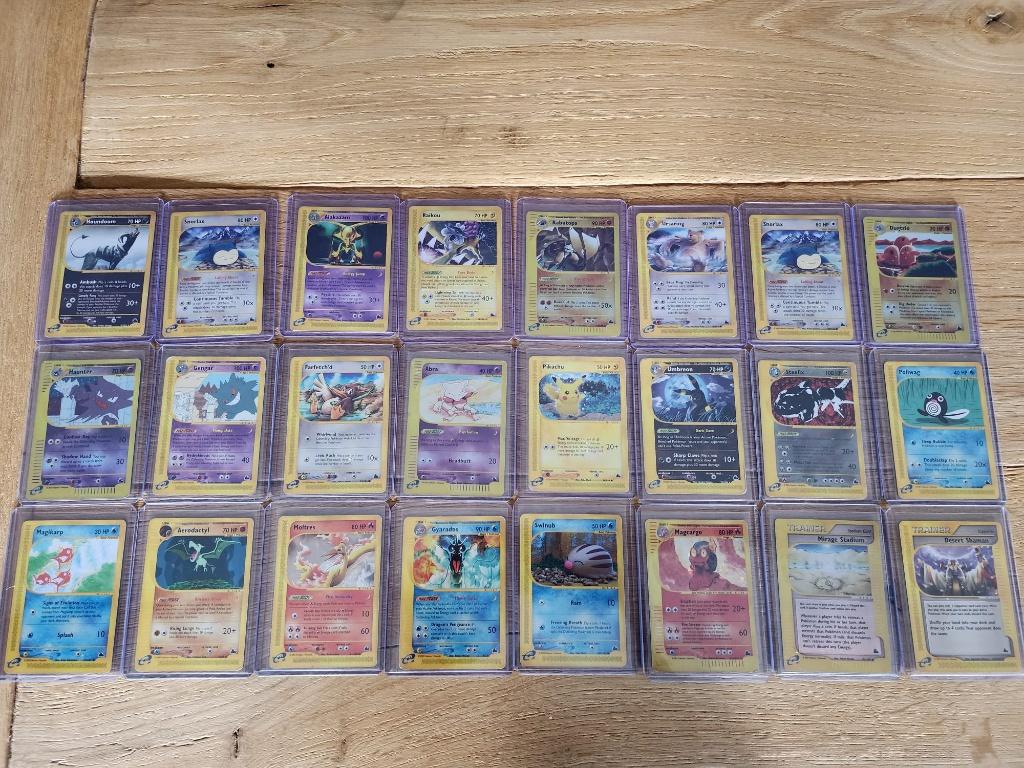 Pokémon Skyridge WOTC collectie – Veel zeldzame kaarten (LP), Hobby en Vrije tijd, Verzamelkaartspellen | Pokémon, Ophalen of Verzenden