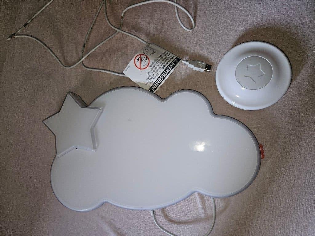 Fisher-price Lumalou nachtlamp, Ophalen of Verzenden, Zo goed als nieuw, Klok