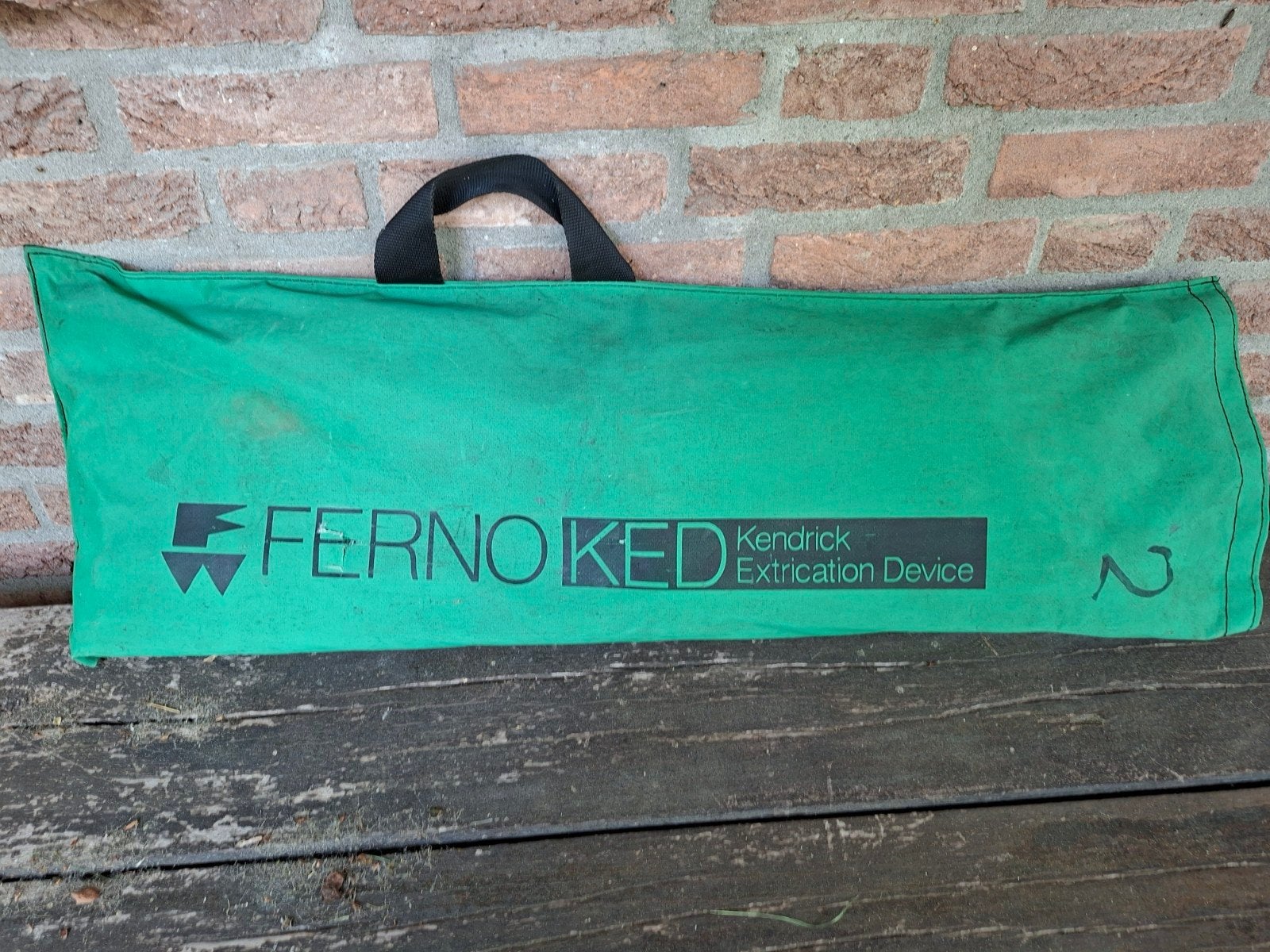 Ferno KED pro (Kendrick Extriction Device) systeem, Ophalen, Gebruikt