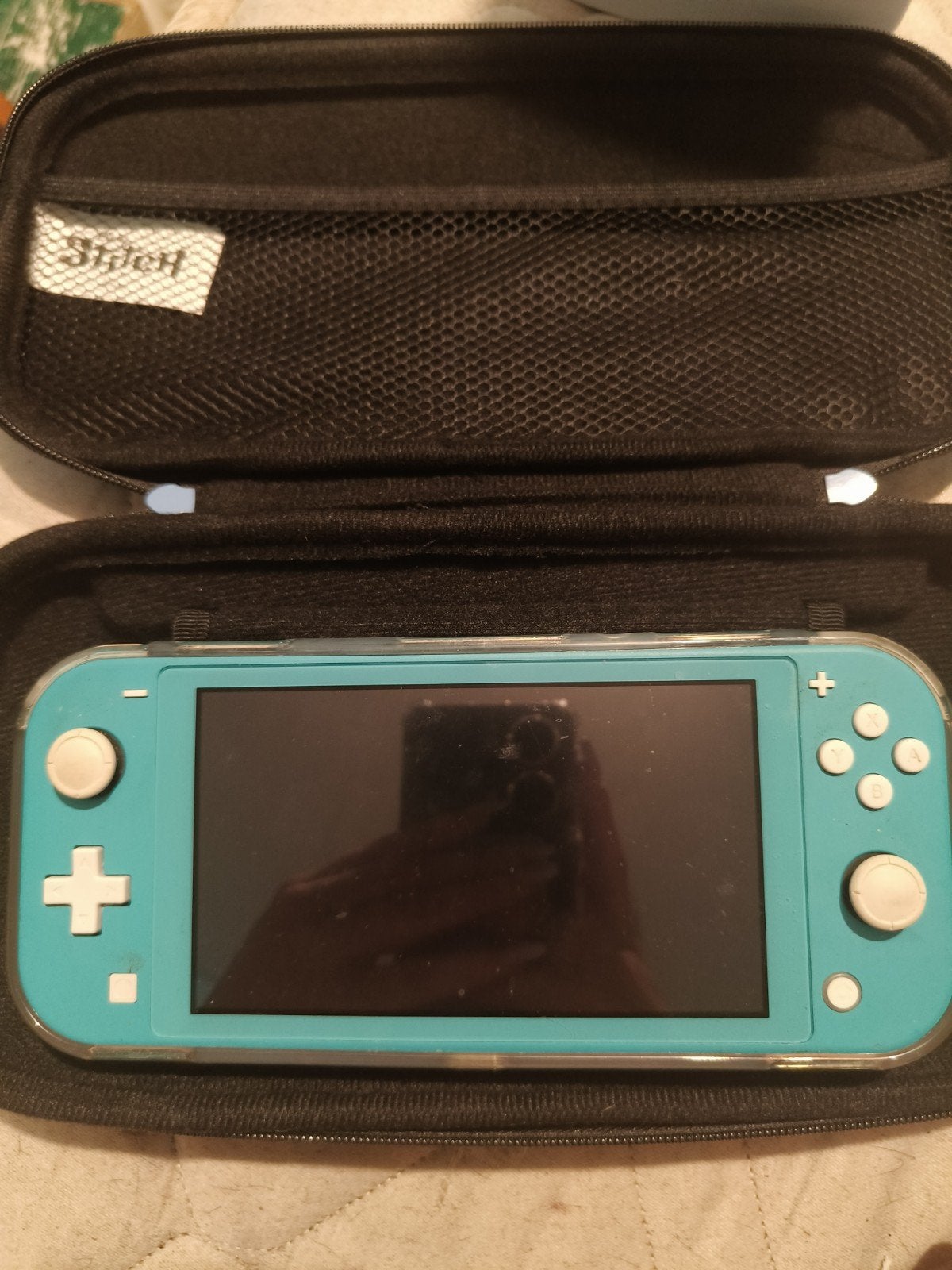 Nintendo Switch Lite met Stitch case en roze controller, Ophalen of Verzenden, Zo goed als nieuw, Met 1 controller, Switch Original