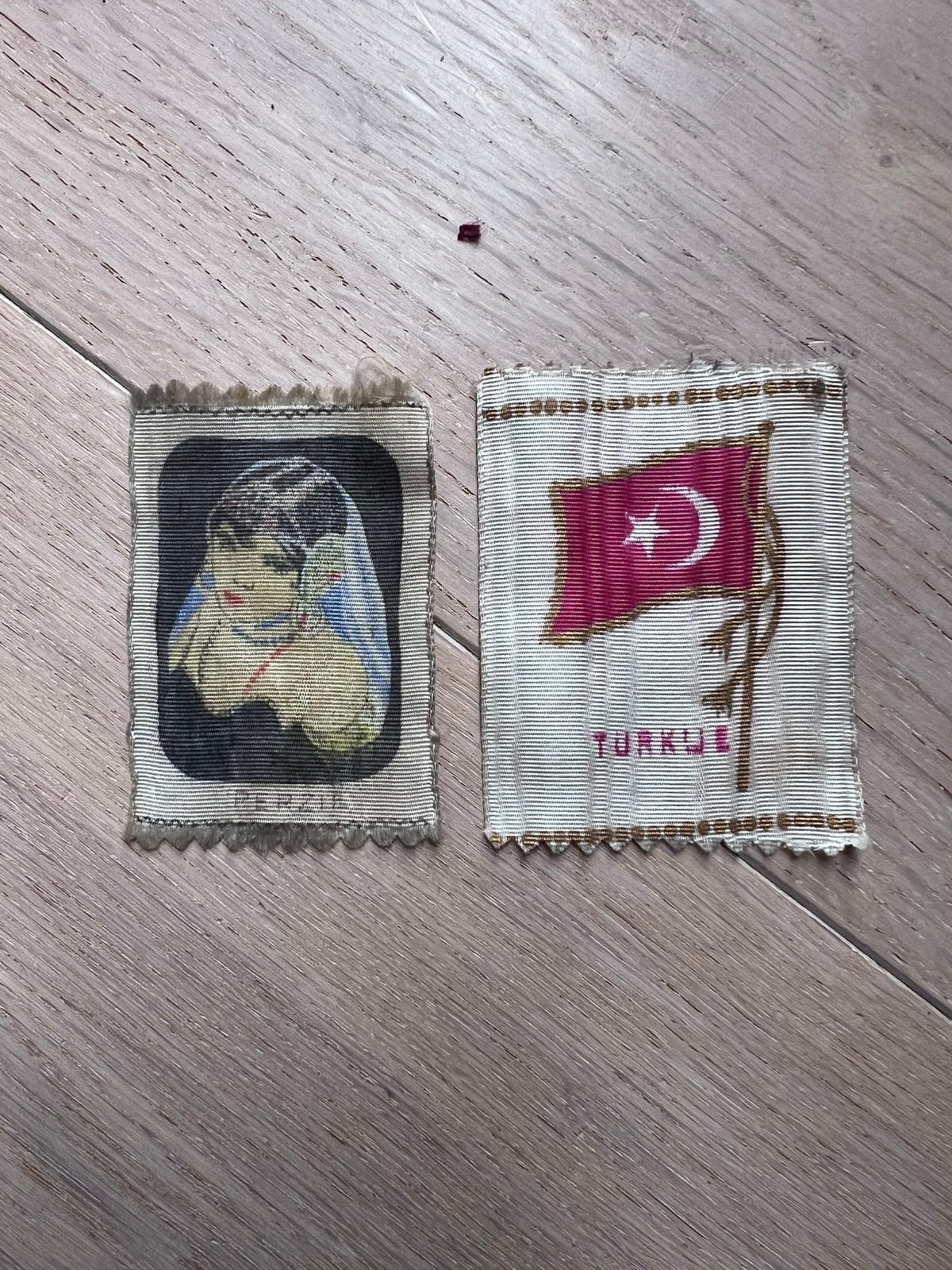 Antieke Turmac zijdjes, Ophalen of Verzenden, Gebruikt