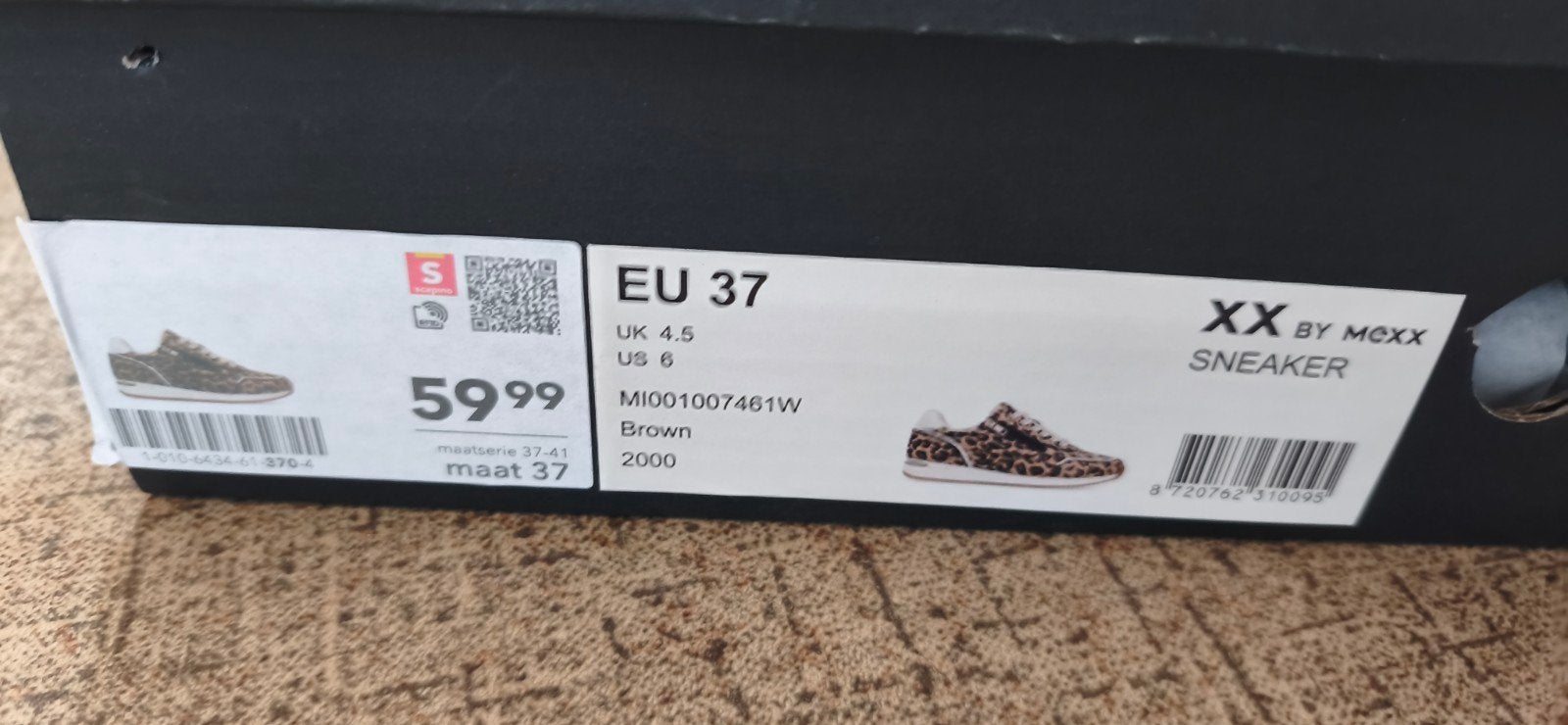 hippe gympen van Mexx maat 37 panterprint, Kleding | Dames, Mexx, Bruin, Nieuw, Ophalen of Verzenden