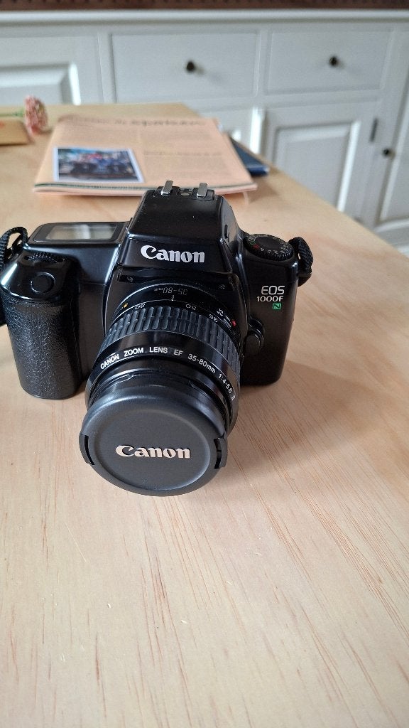 eos 1000F  n, Ophalen of Verzenden, Gebruikt, Spiegelreflex, Canon