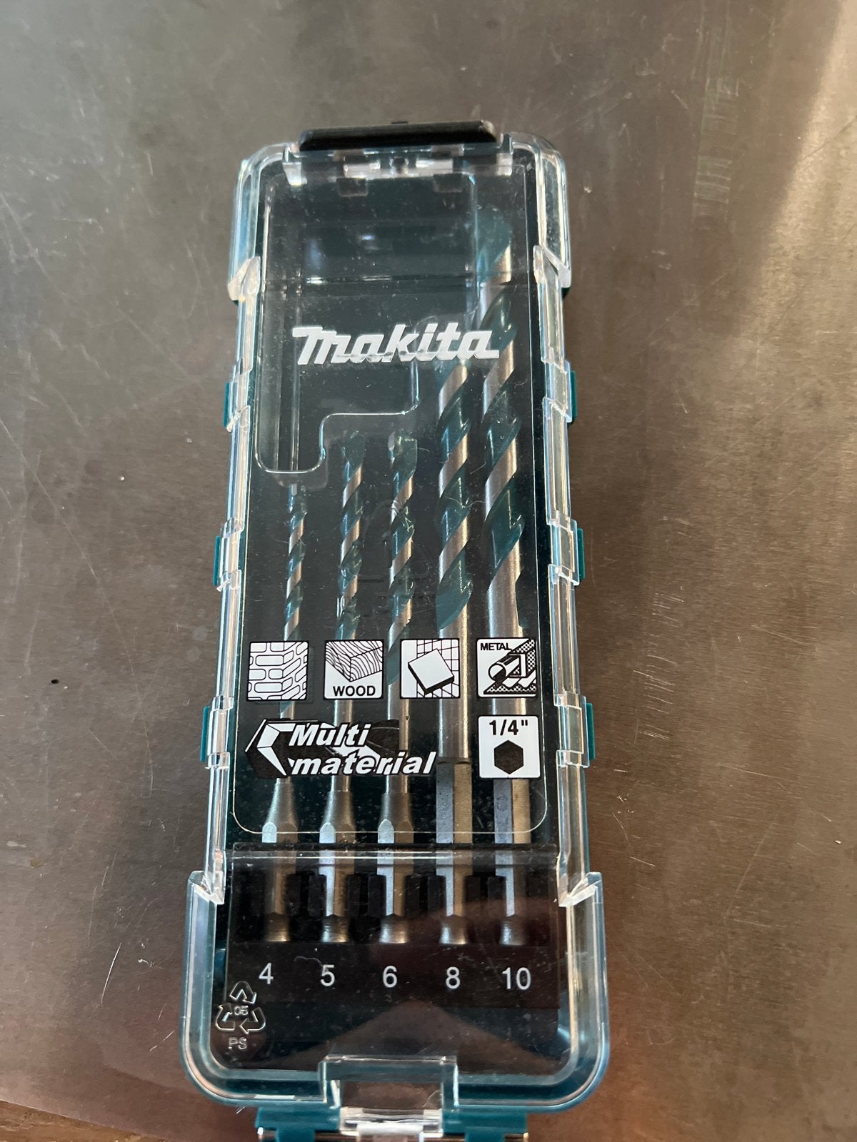 Makita E-16732 Multi-materiaal Boorset (5-delig), Ophalen, Nieuw