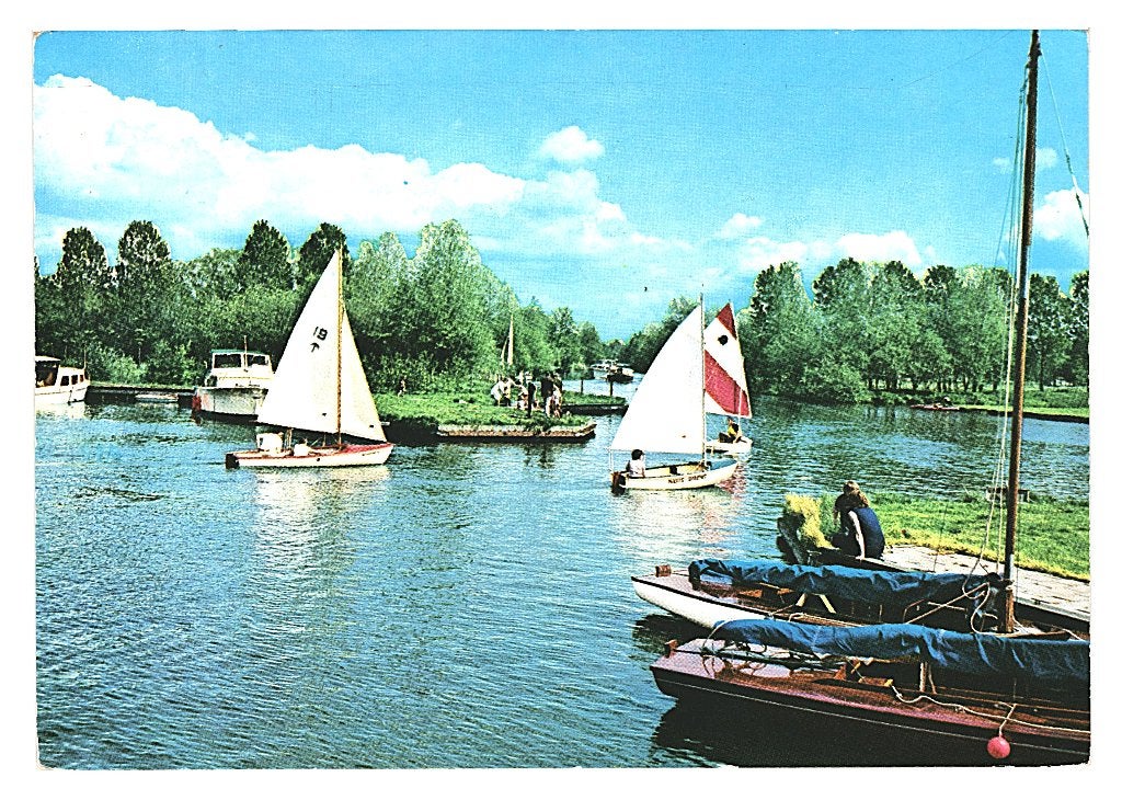 38167	Loenen a d Vecht	1977 Utr	Gelopen met postzegel, Ophalen of Verzenden, 1960 tot 1980, Gelopen, Utrecht