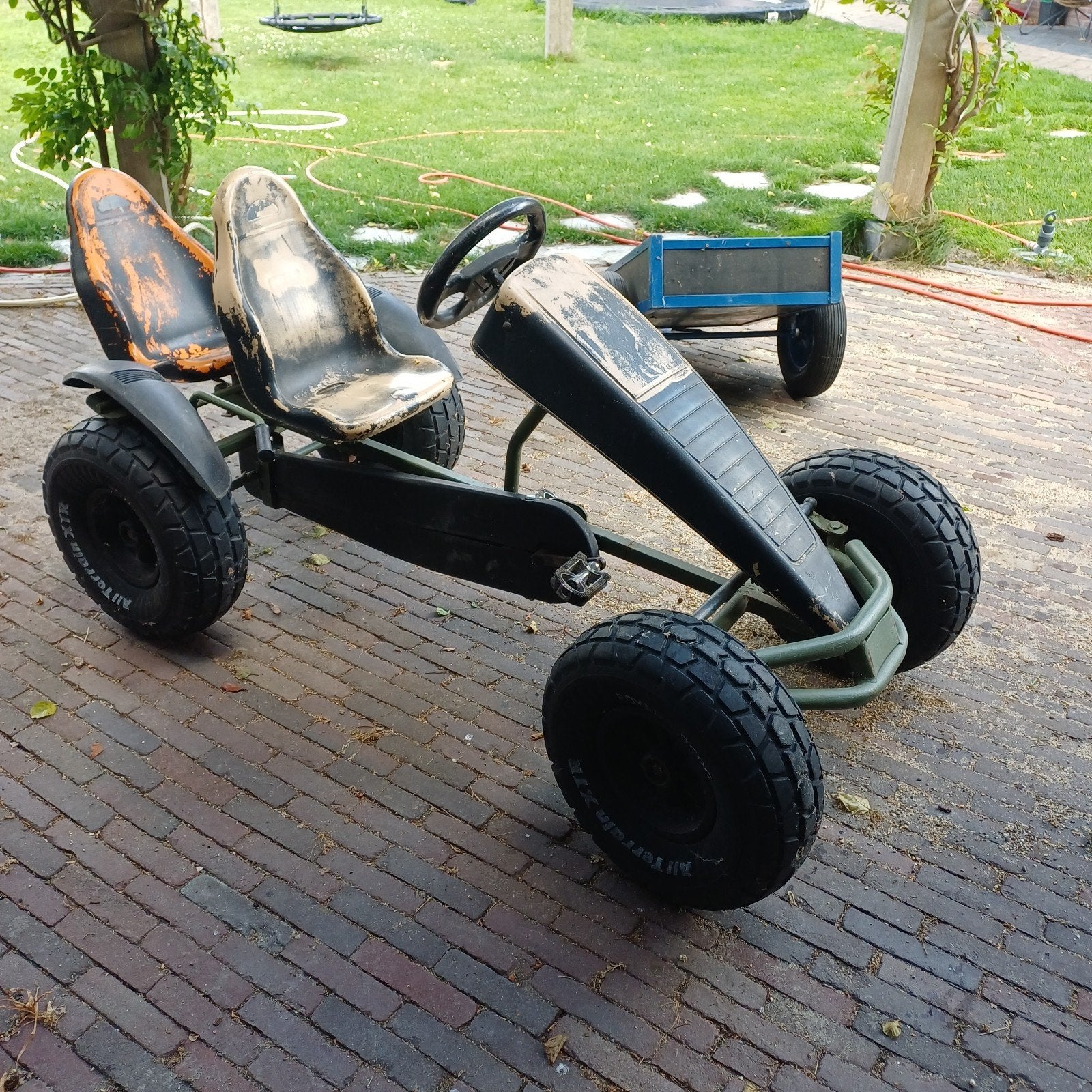 Berg skelter met duozit, all terrain banden  en aanhanger, Ophalen, Gebruikt, Berg, Duozit