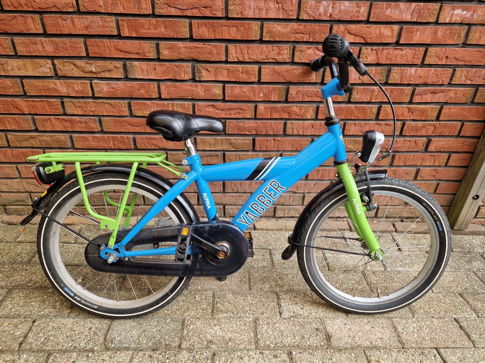Jongens fiets 18 inch Alpina Jabber, Ophalen, Terugtraprem, Gebruikt, Alpina  yabber