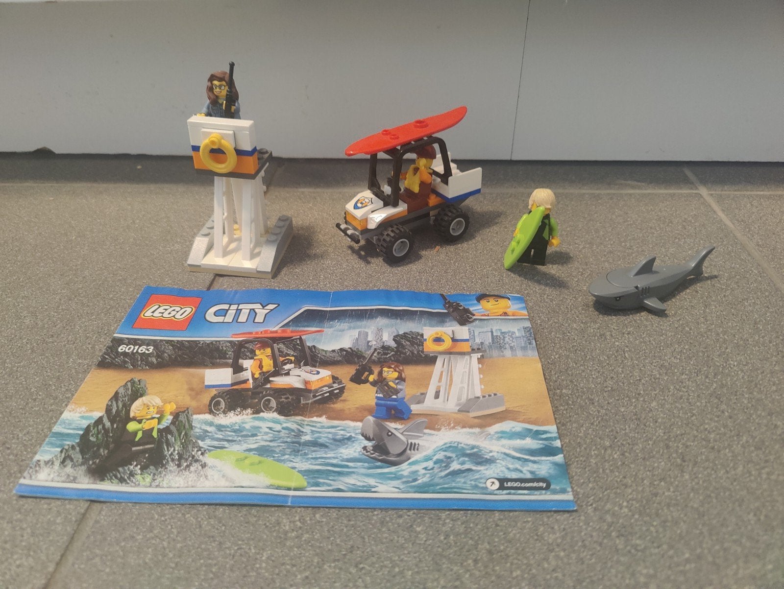 Lego City 60163 strandwacht, Ophalen of Verzenden, Gebruikt
