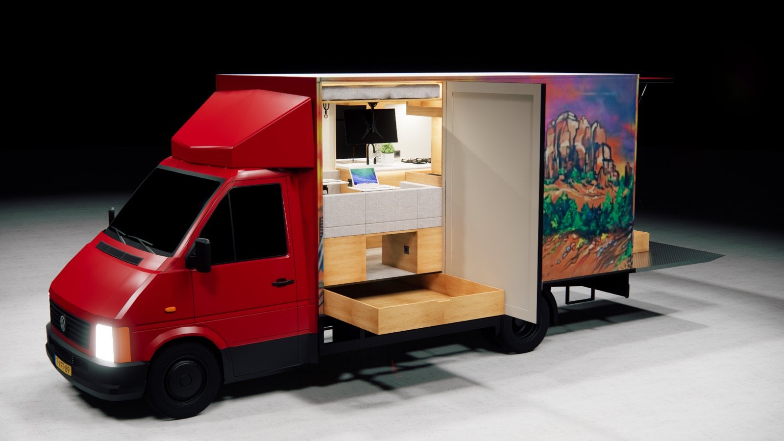 Unieke VW LT46 158PK – Camperbasis / Werkbus / Lees meer!, Auto's, Bestelauto's, USB, Achterwielaandrijving, 4 cilinders, 3060 kg
