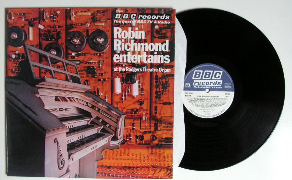 Robin Richmond Entertains At The Rodgers Theatre Organ ZGAN, Inclusief binnenhoes, Ophalen of Verzenden, Zo goed als nieuw, 12 inch