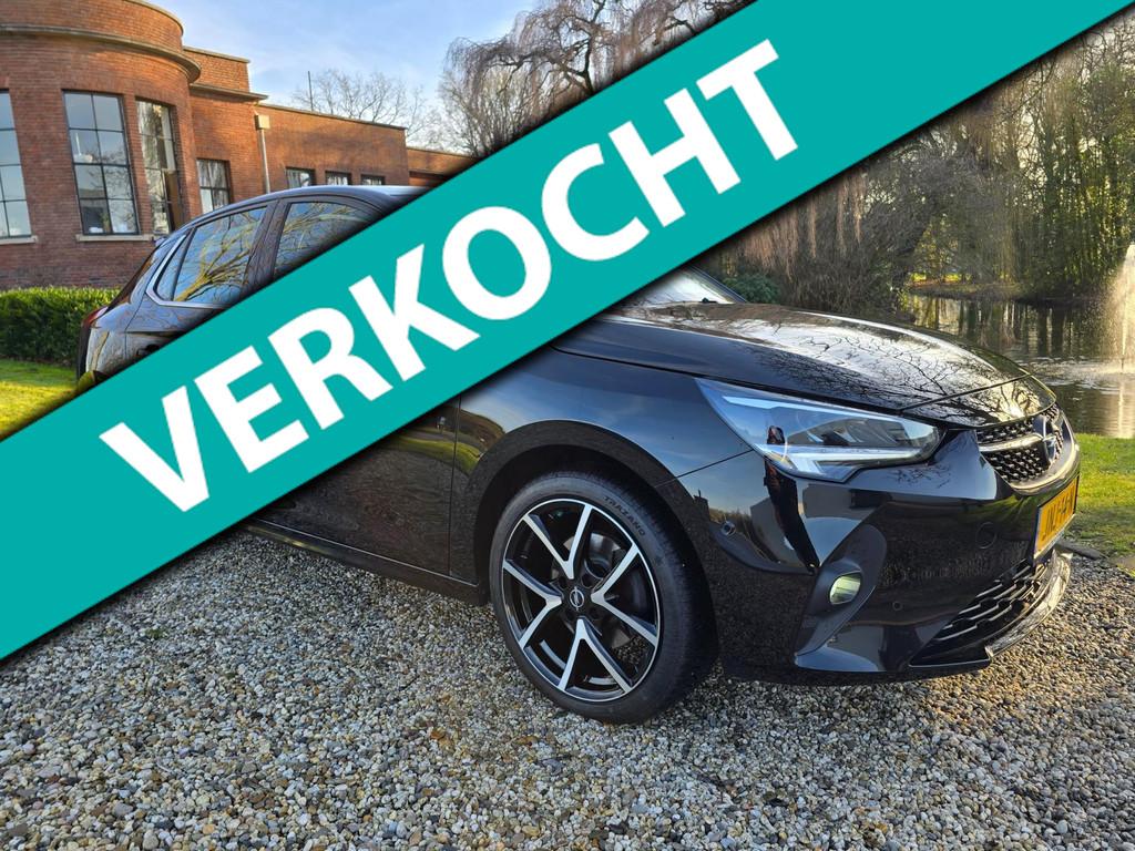 Opel CORSA 1.2 Elegance AUTOMAAT/airco/CRUISE, 101 pk, Gebruikt, Euro 6, Zwart
