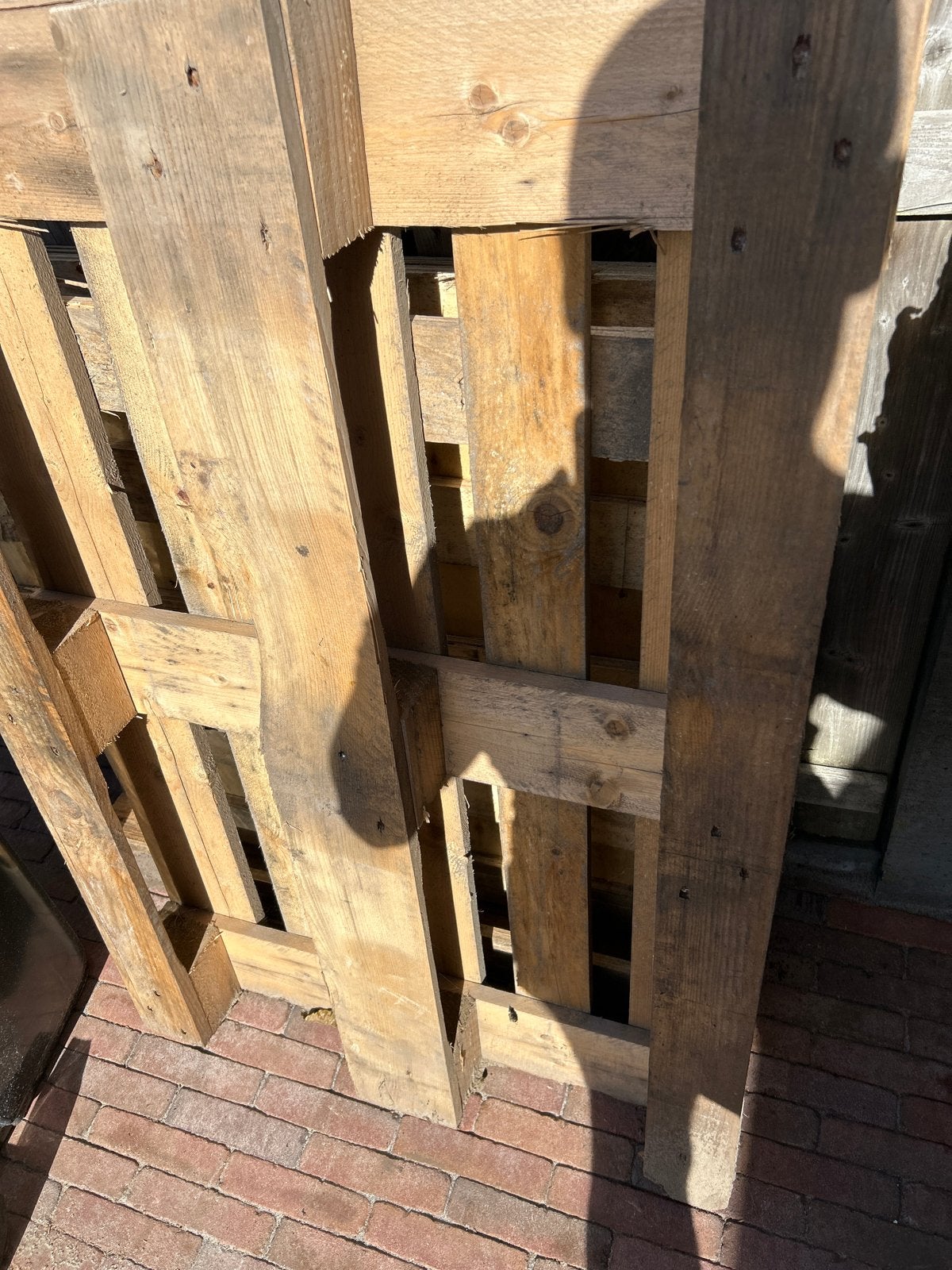 Gebruikte houten pallets - Ideaal voor diverse projecten, Ophalen, Gebruikt, 50 mm of meer, Pallet