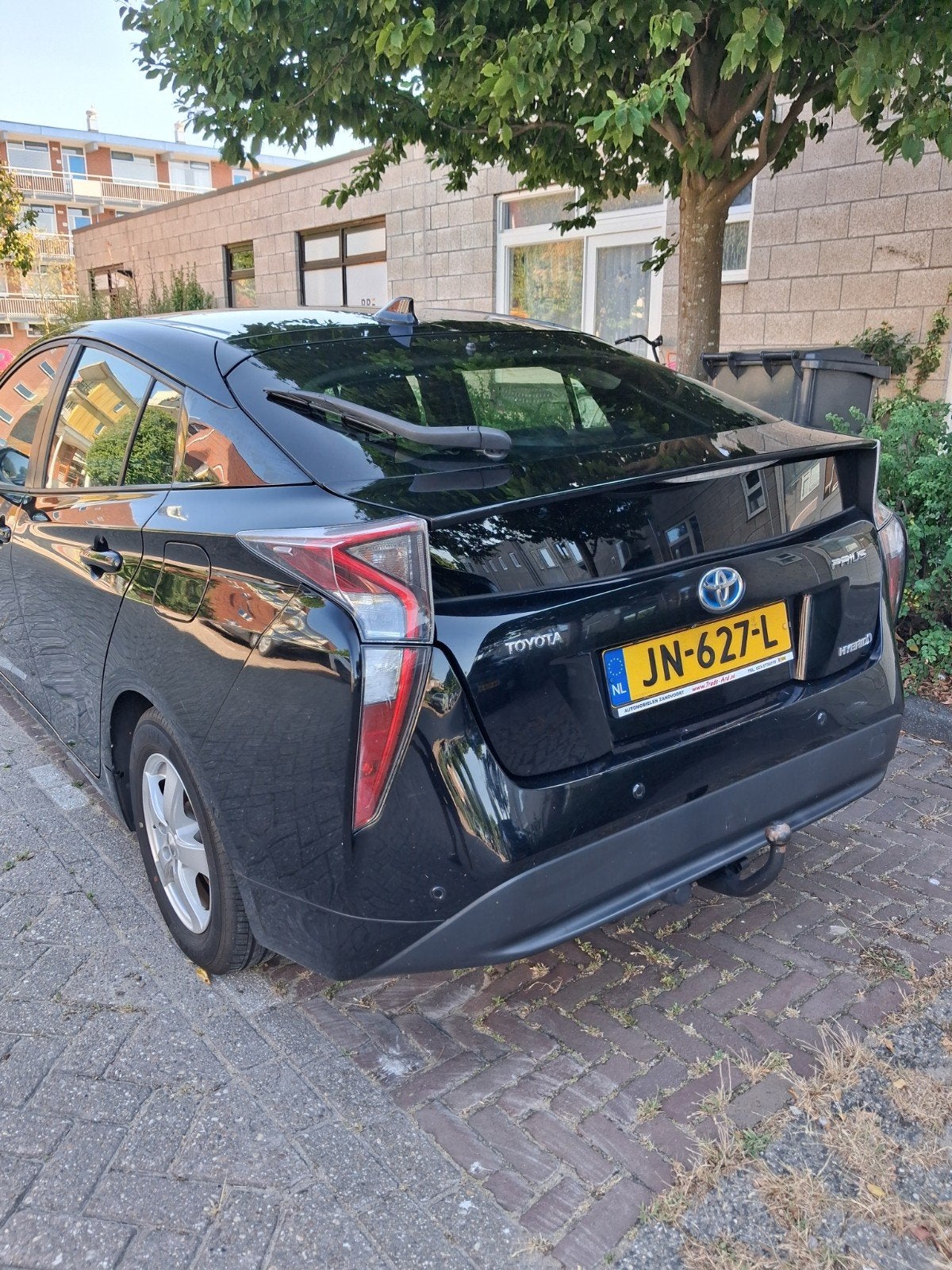 Toyota Prius 1.8 Full Hybrid 122PK Aut 2016 Zwart KM 281350, Auto's, Toyota, Particulier, Prius, Hybride Elektrisch/Benzine, Volledig hybride