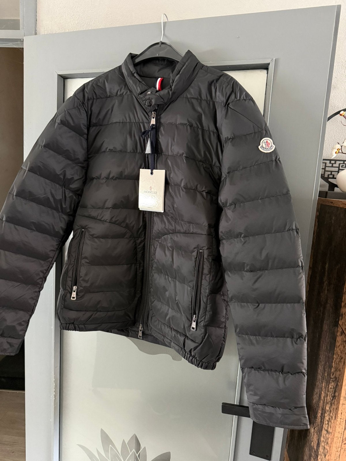 Moncler jas, Kleding | Heren, Jassen | Winter, Ophalen of Verzenden, Nieuw, Maat 52/54 (L), Zwart