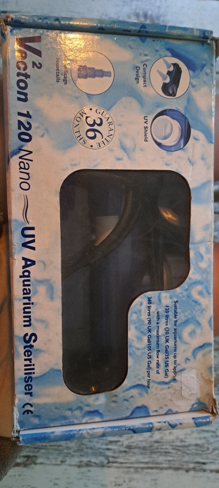 uv lamp aquarium tot 120 liter, Dieren en Toebehoren, Vissen | Aquaria en Toebehoren, Ophalen, Zo goed als nieuw, Verlichting of Verwarming
