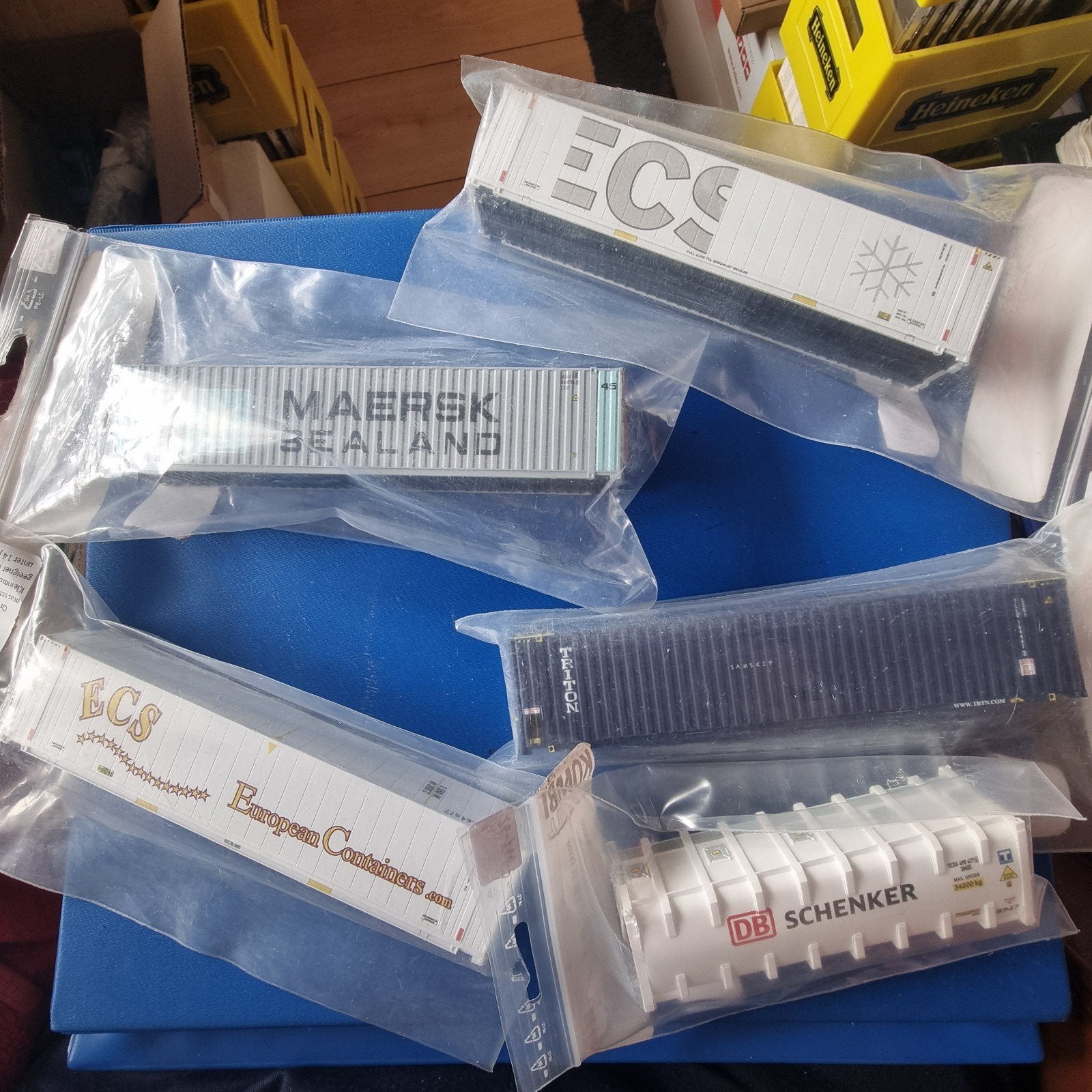 HERPA-KOMBIMODELL H0 CONTAINERS, Hobby en Vrije tijd, Ophalen of Verzenden, Nieuw, Overige merken