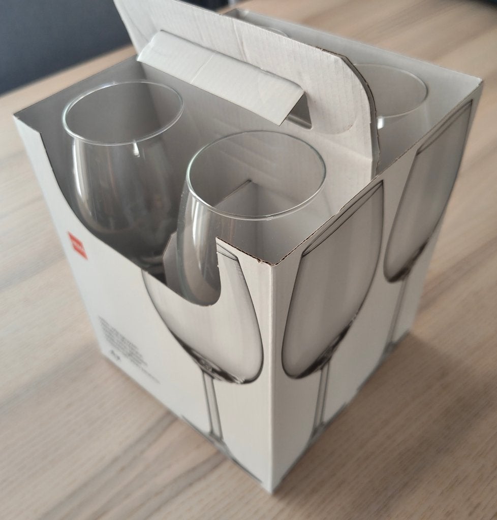 3 wijnglazen | 32 CL | nieuw in verpakking, hema, Nieuw, Ophalen of Verzenden, Glas, Overige stijlen