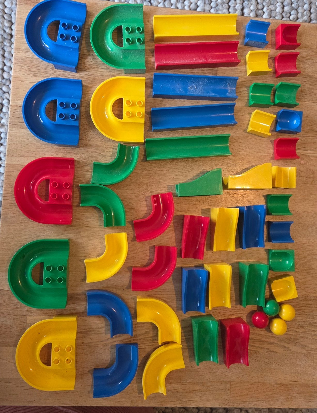 Hubelino Lego Duplo knikkerbaan, Ophalen, Zo goed als nieuw, Duplo