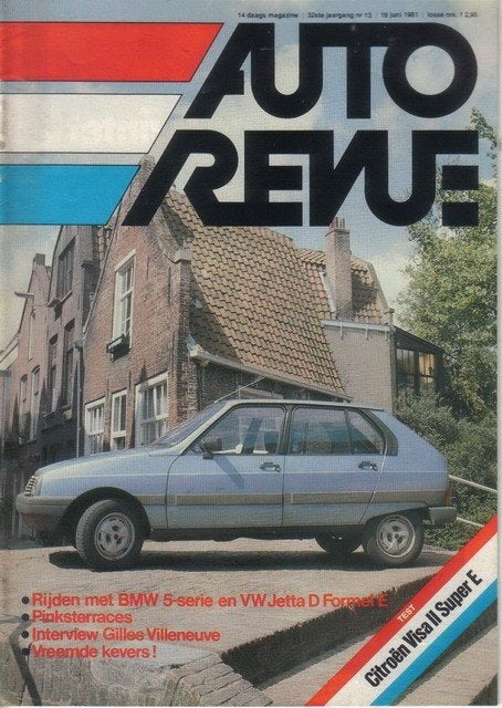 Autorevue 13 1981 : BMW 5 E28 - VW Kever - Jetta Formel E, Boeken, Ophalen of Verzenden, Gelezen, Algemeen
