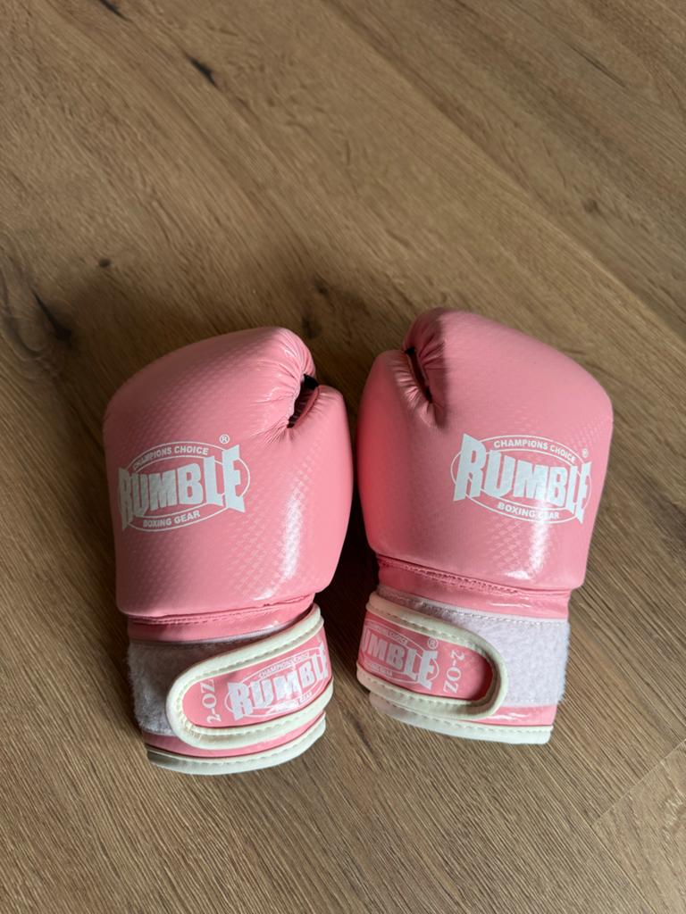 Roze Rumble Bokshandschoenen 2-OZ- nieuw, Ophalen of Verzenden, Zo goed als nieuw, Bokshandschoenen