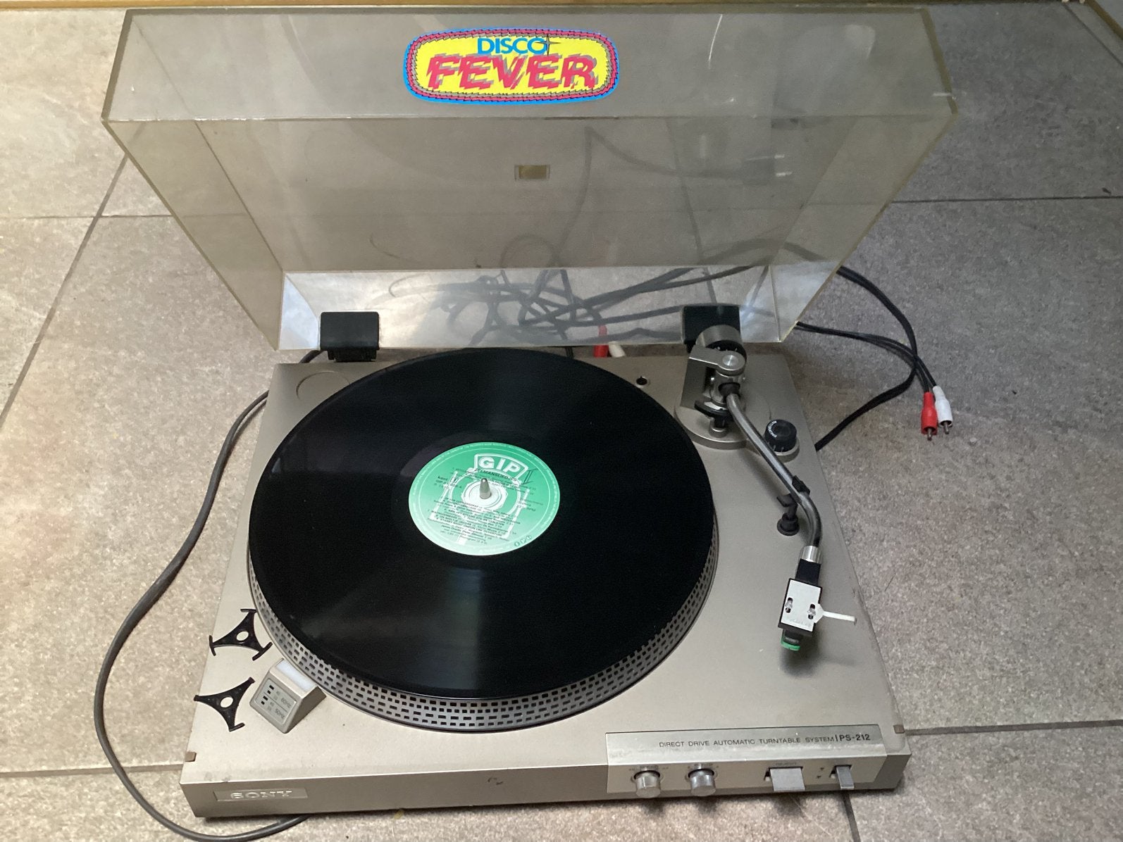 Sony platen speler  PS-212, Ophalen, Zo goed als nieuw, Sony
