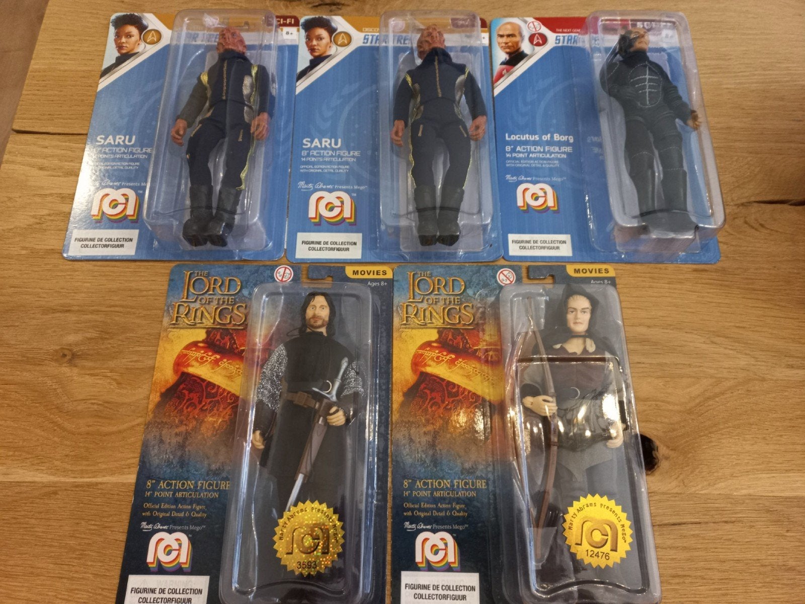 Diverse mego figuren nieuw star trek,LOTR's, Ophalen of Verzenden, Nieuw