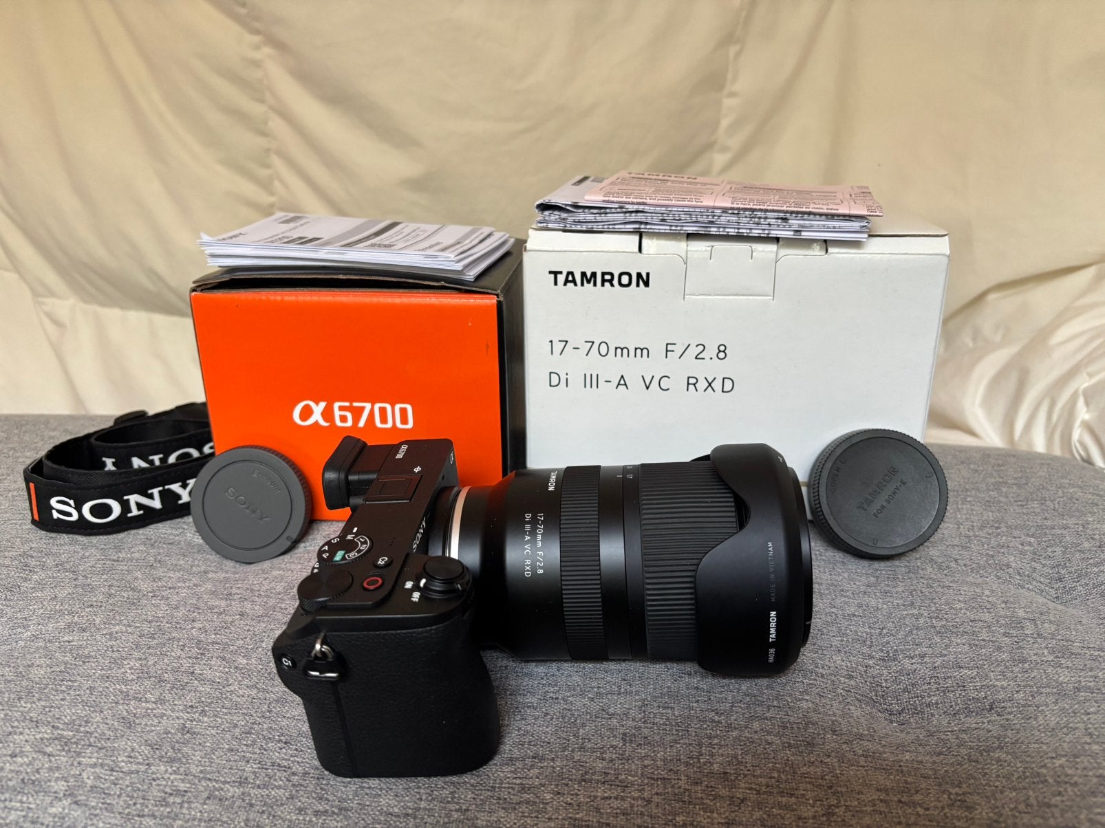 Sony A6700 body + Tamron 17-70mm f/2.8 lens
