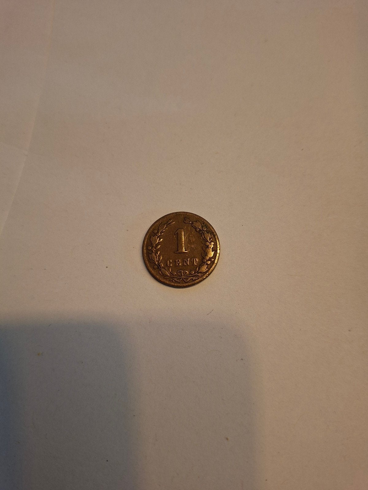 Oude 1 Cent Munt - 1878, Ophalen of Verzenden, Losse munt