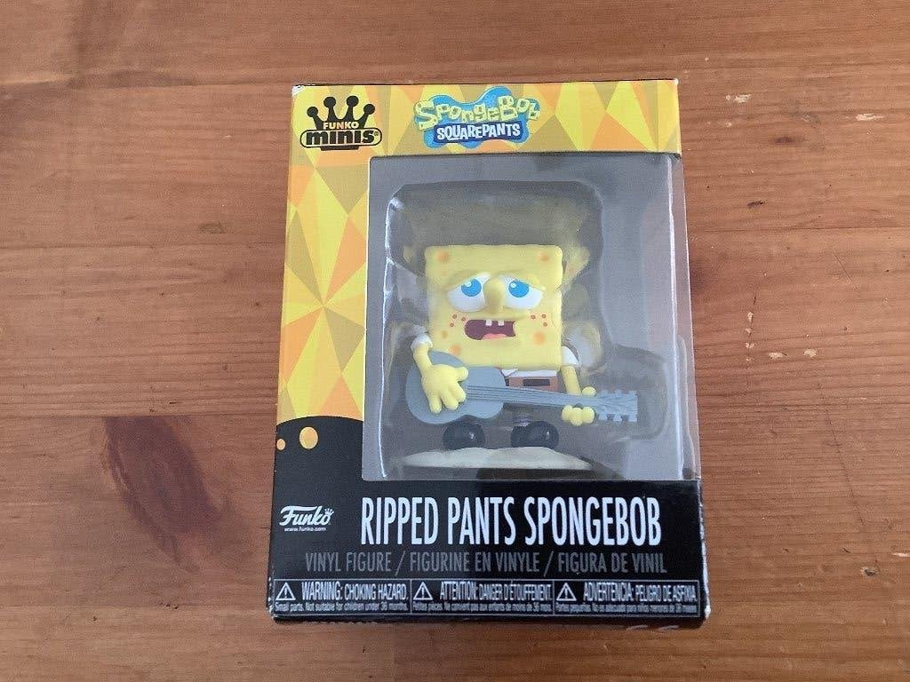 Spongebob verzamelfiguurtje Spongebob Ripped Pants. Nieuw, Ophalen of Verzenden, Nieuw