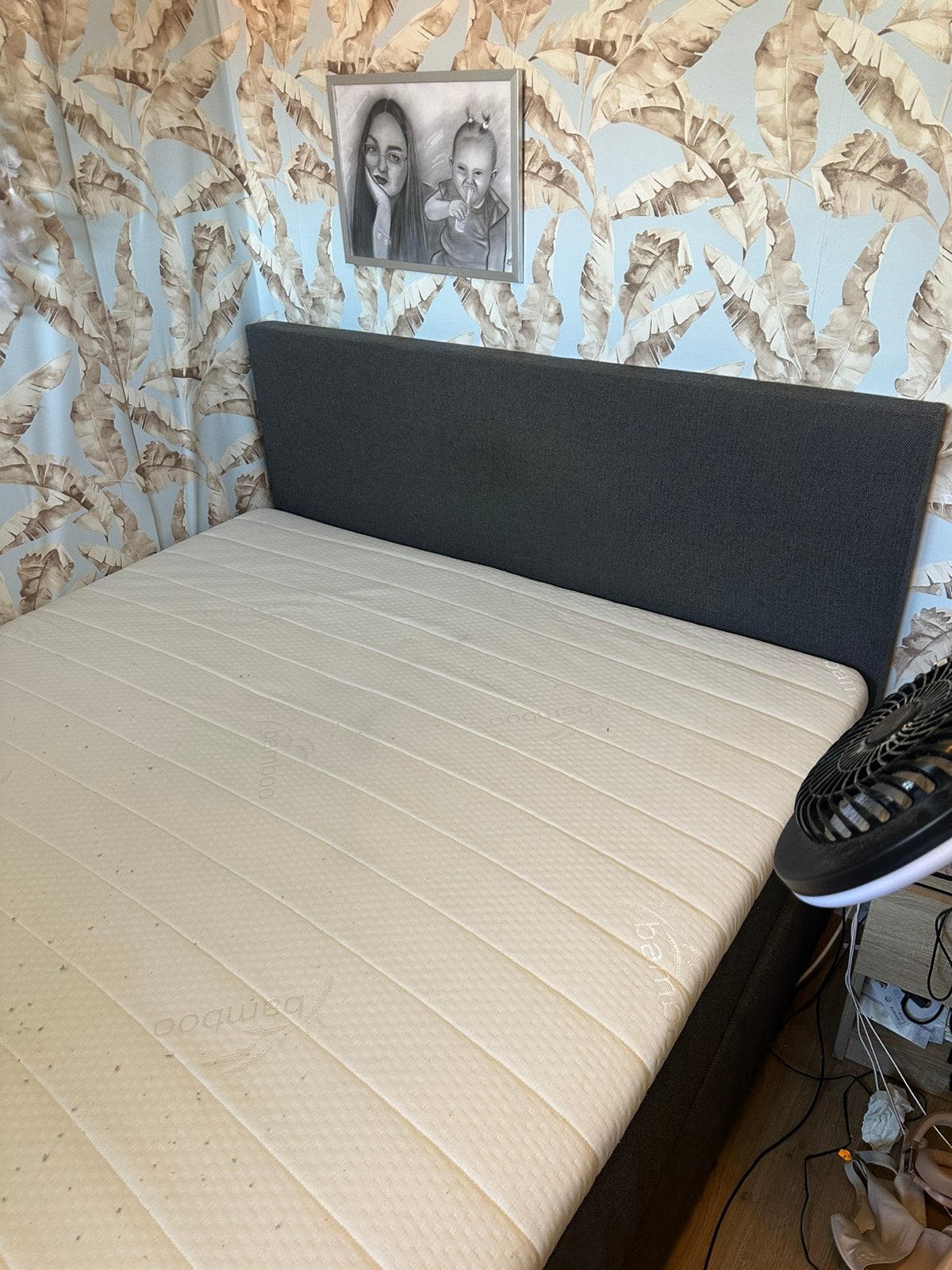 2 persoons boxspring, Huis en Inrichting, Slaapkamer | Boxsprings, Ophalen, Zo goed als nieuw, Tweepersoons, 140 cm