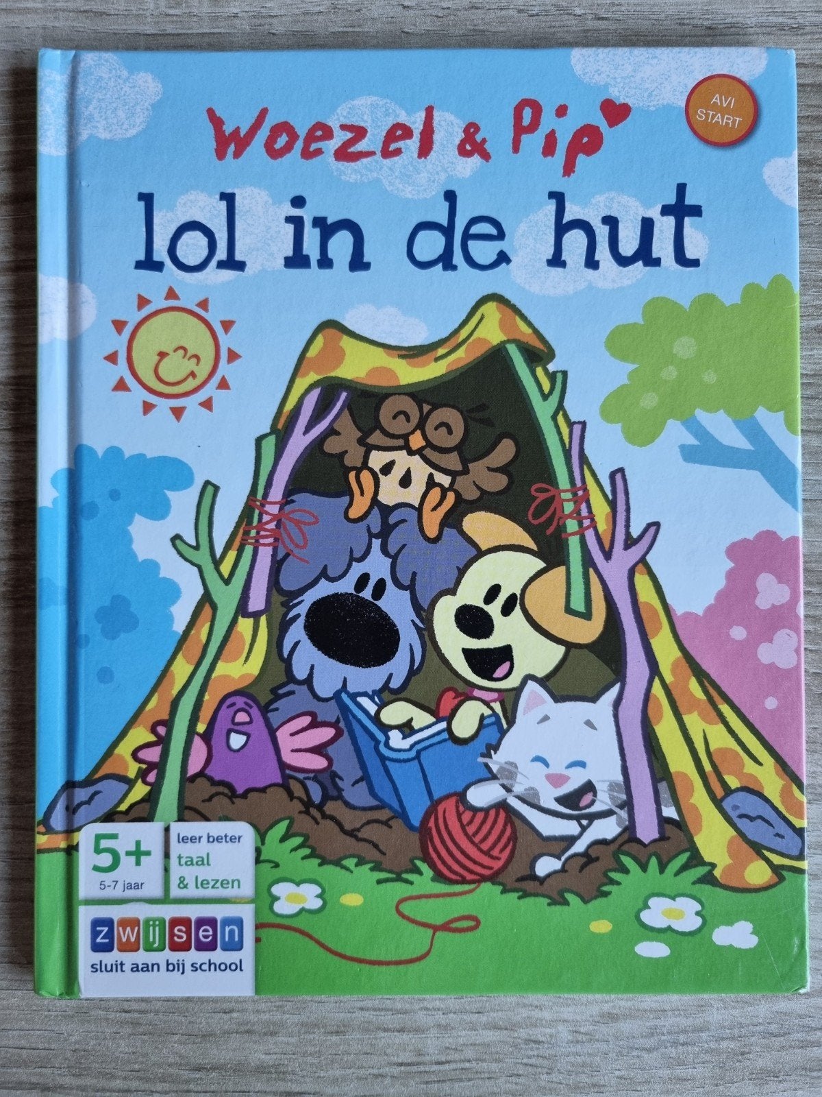 Woezel & Pip - Lol in de hut (AVI Start), Boeken, 5 of 6 jaar, Fictie algemeen, Jongen of Meisje, Ophalen of Verzenden