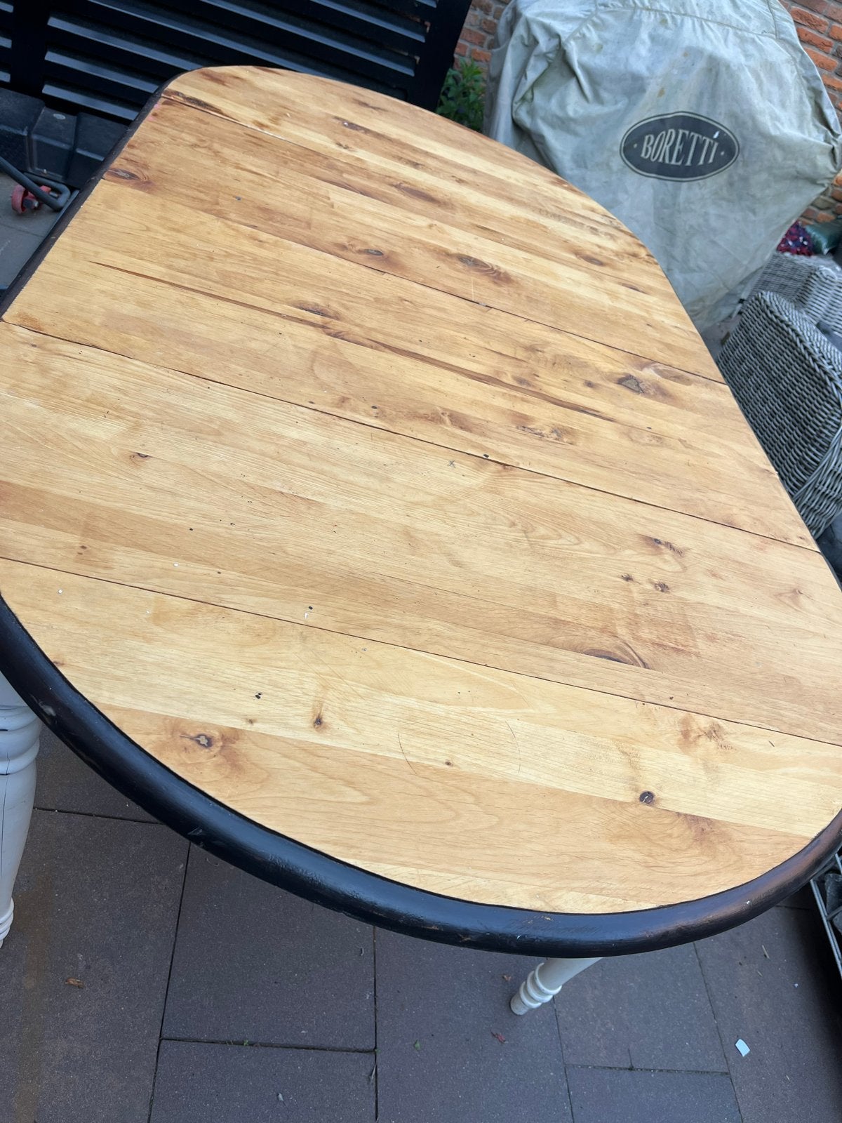 Uitschuifbare eettafel - 1.80m tot 3.50m - Opknapper, Huis en Inrichting, Tafels | Eettafels, Ophalen, Gebruikt, 200 cm of meer