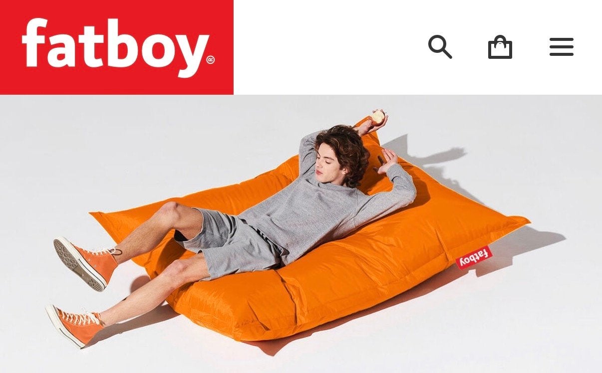 Fatboy Original Zitzak - Oranje, Ophalen, Gebruikt, Oranje, Zitzak