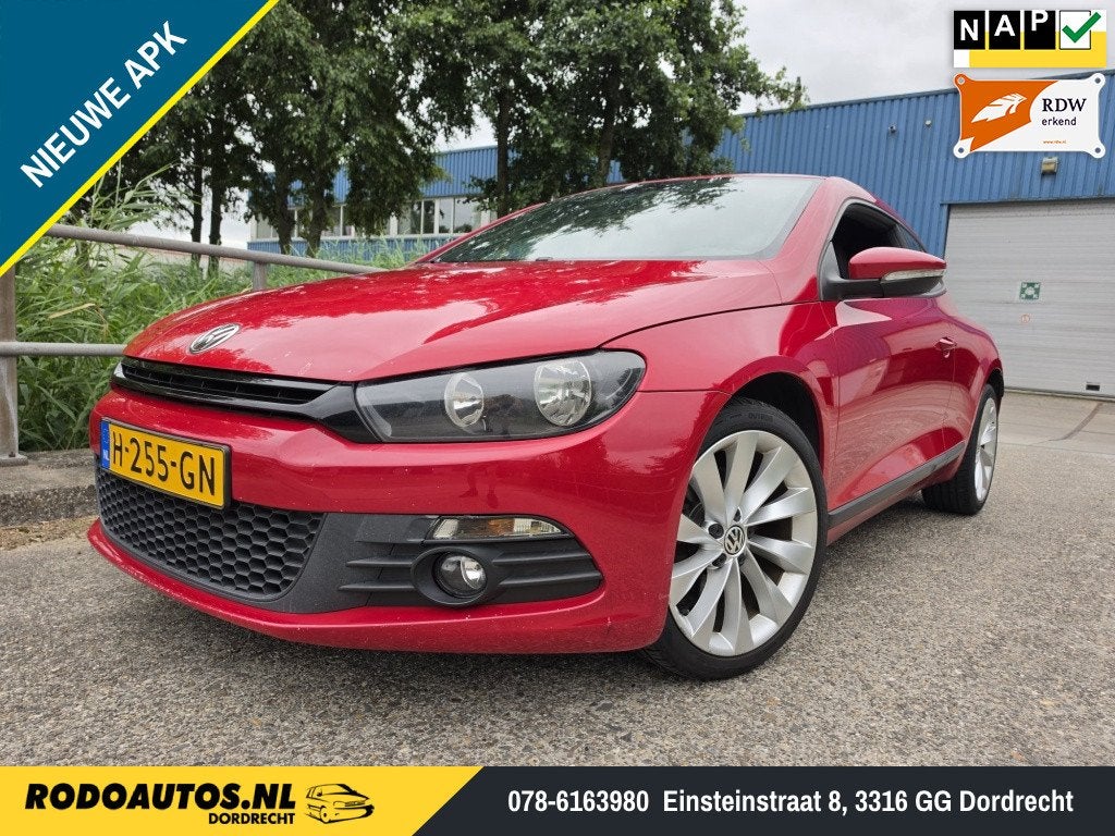 Volkswagen Scirocco 1.4 TSI 174pk Boekjes/Nw APK 18" ✅, Auto's, Volkswagen, Bedrijf, Te koop, Scirocco, ABS, Airbags, Centrale vergrendeling
