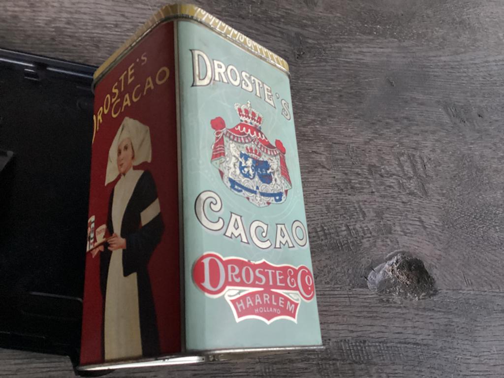 Droste cacao blik, Ophalen of Verzenden