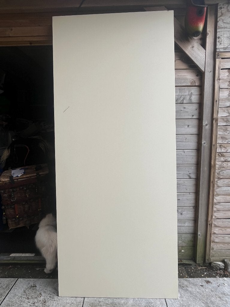 Binnen opdek deur, Doe-het-zelf en Verbouw, Deuren en Horren, Ophalen, 80 tot 100 cm, Binnendeur, Zo goed als nieuw