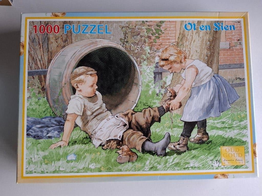 Legpuzzel Ot en Sien, Ophalen of Verzenden, 500 t/m 1500 stukjes, Gebruikt, Legpuzzel