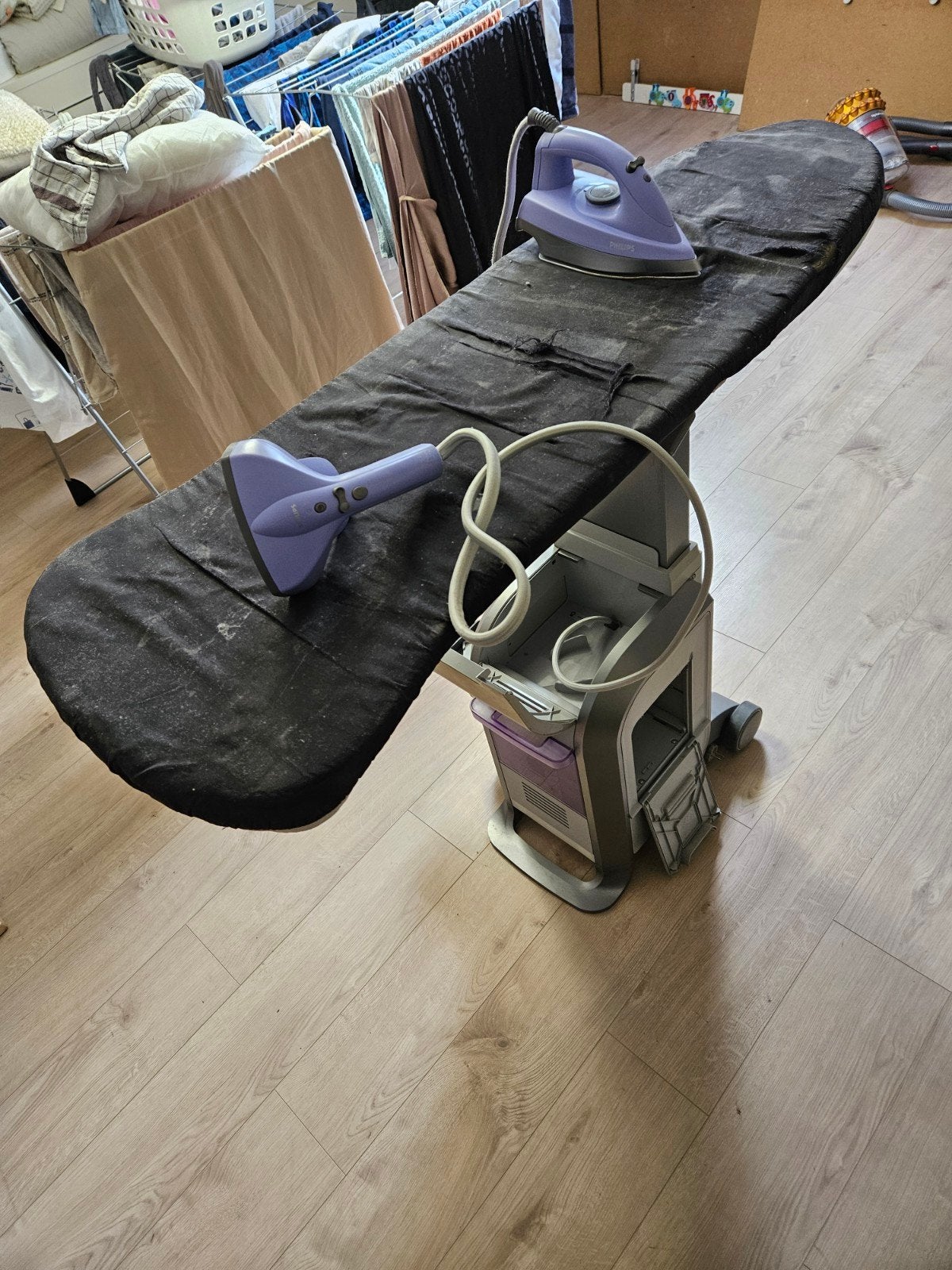 Philips GC 9920 Stoomstrijkijzer met Strijkplank, Witgoed en Apparatuur, Strijkijzers en Strijkplanken, Ophalen of Verzenden, Gebruikt