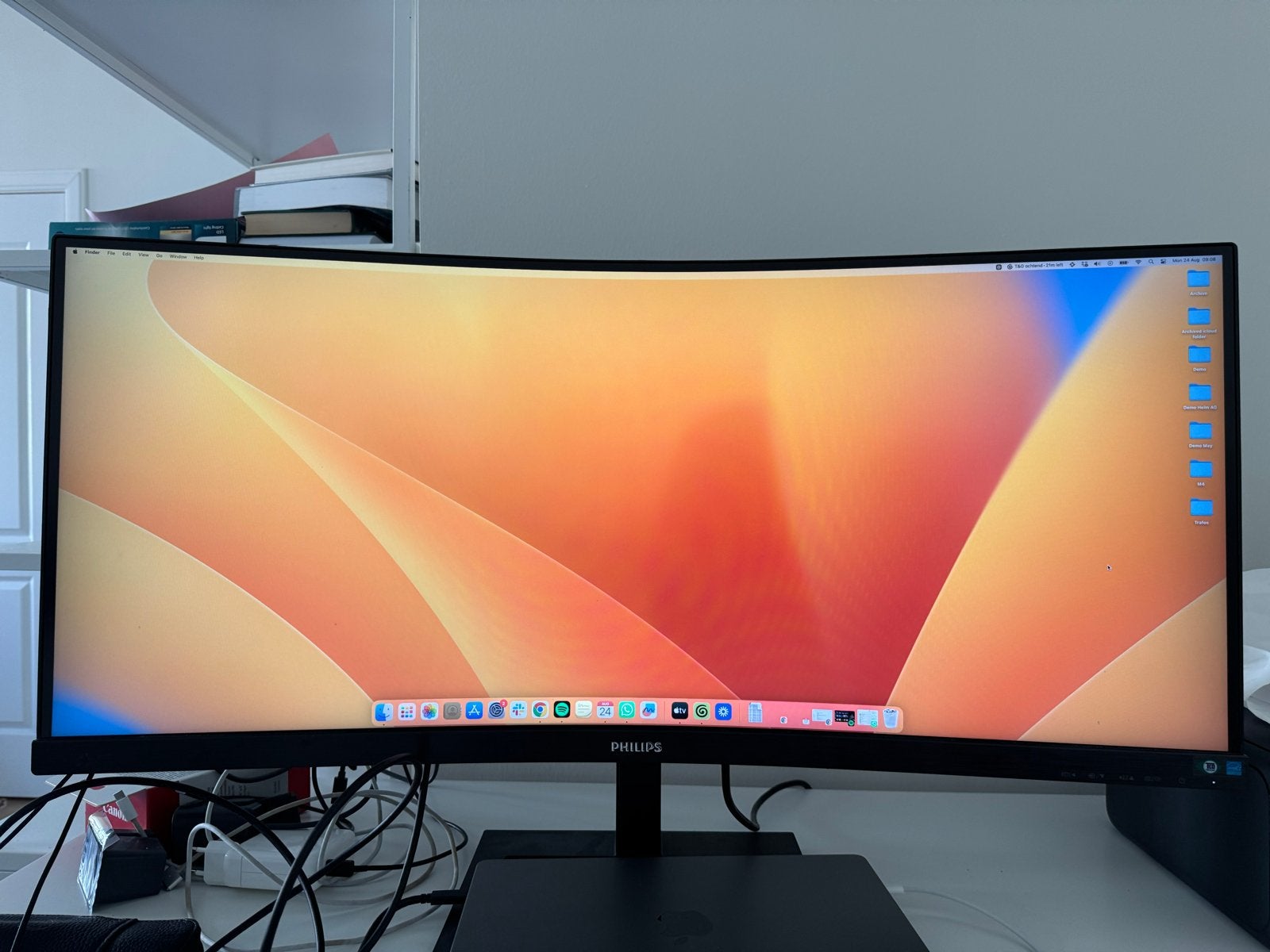 Philips 34 inch Curved Ultrawide Monitor (346B1C/00), Gaming, 3 tot 5 ms, Curved, VA