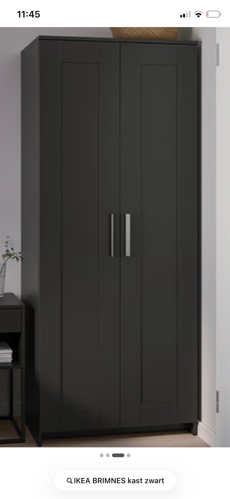 2 ikea brimnes kledingkasten, Huis en Inrichting, Kasten | Kledingkasten, Ophalen, Gebruikt, 100 tot 150 cm, 200 cm of meer