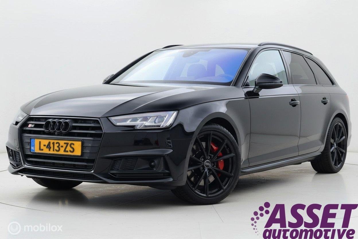 Audi S4 Avant 3.0 TFSI quattro Pro Line+ pano/adaptive/360, Auto's, Gebruikt, 2995 cc, 1650 kg, Zwart