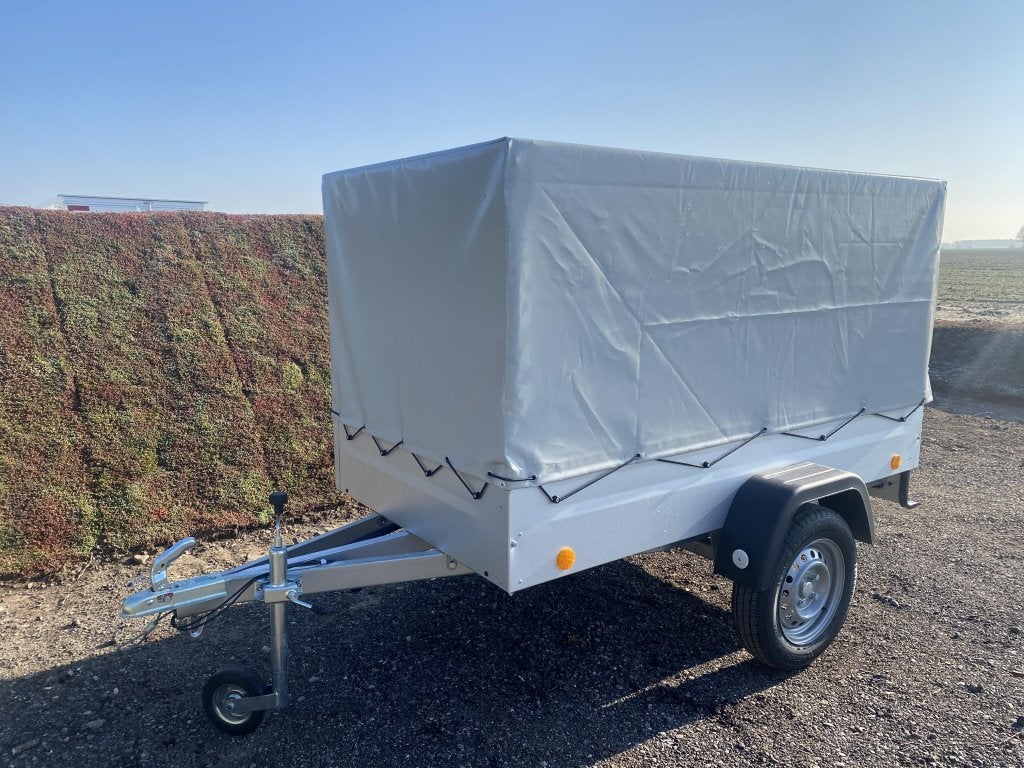 NIEUW ACTIE merk aanhangwagen met Huif en Neuswiel, Auto diversen, Aanhangers en Bagagewagens, Niet ingevuld, Nieuw, Niet ingevuld