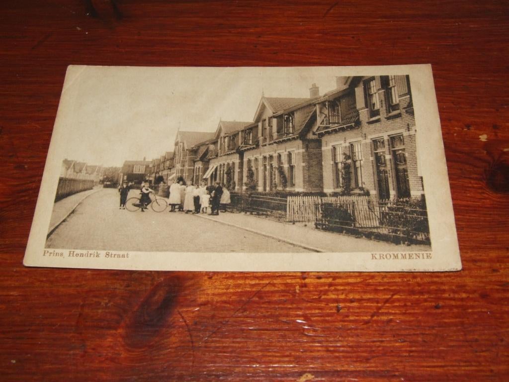 685- KROMMENIE, PRINS HENDRIK STRAAT, Verzenden, 1920 tot 1940, Ongelopen, Zuid-Holland