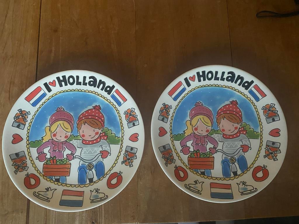 Blond Amsterdam I Love Holland borden (2 stuks), Blond Amsterdam, Keramiek, Ophalen of Verzenden, Zo goed als nieuw